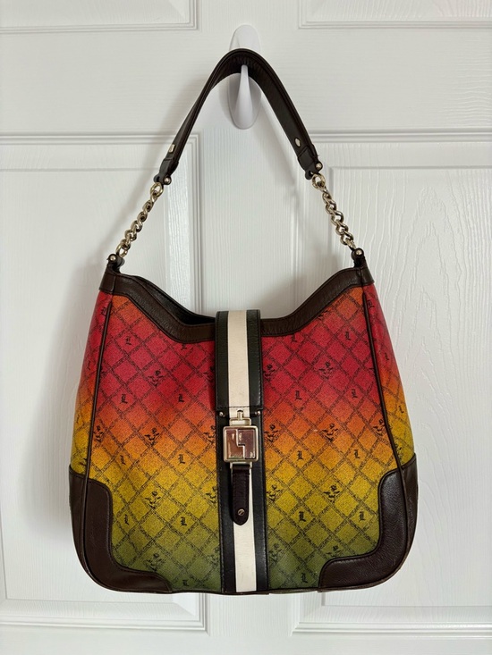 L.A.M.B. Handbags - L.A.M.B. By Gwen Stefani Rasta Commodore Hobo Handbag